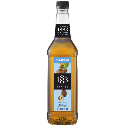1883 Maison Routin Hazelnut Sugar Free Syrup (1 Litre)