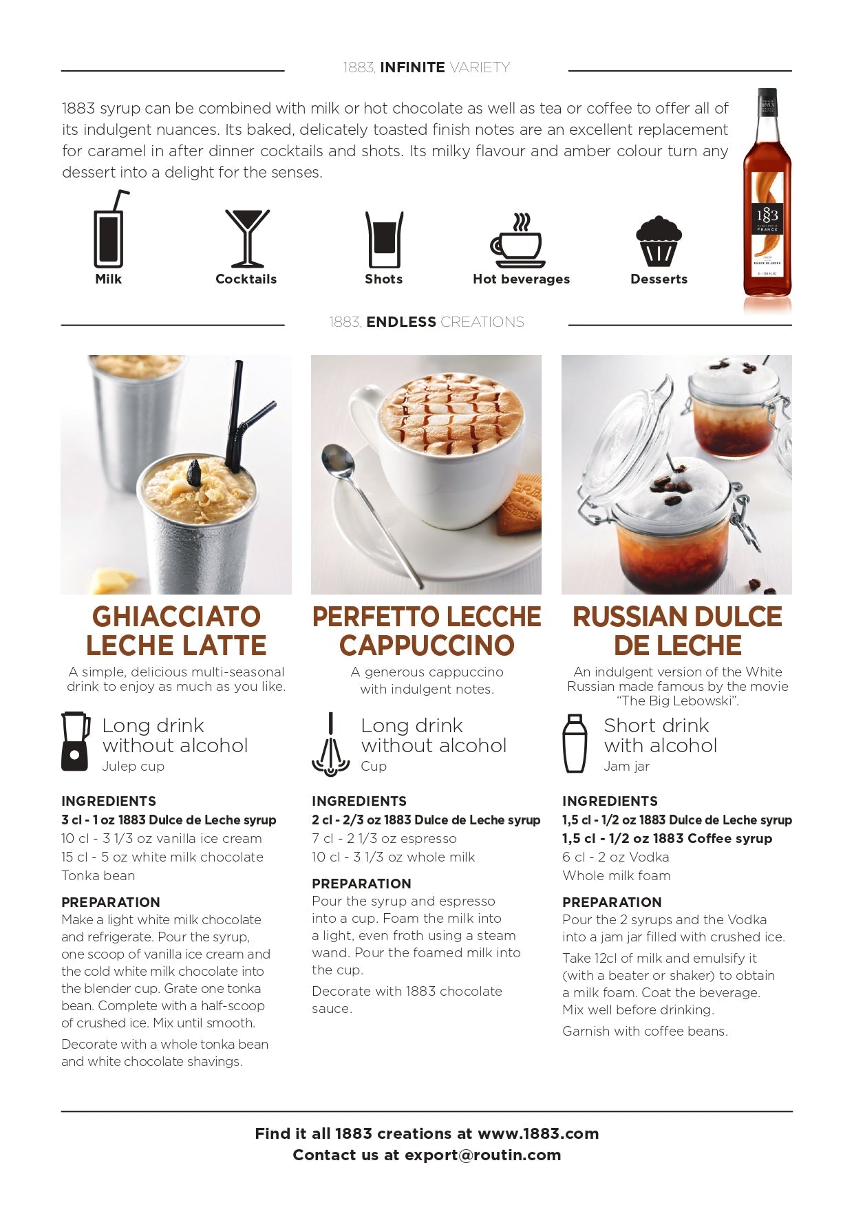 1883 Maison Routin Dulce De Leche Syrup Recipe
