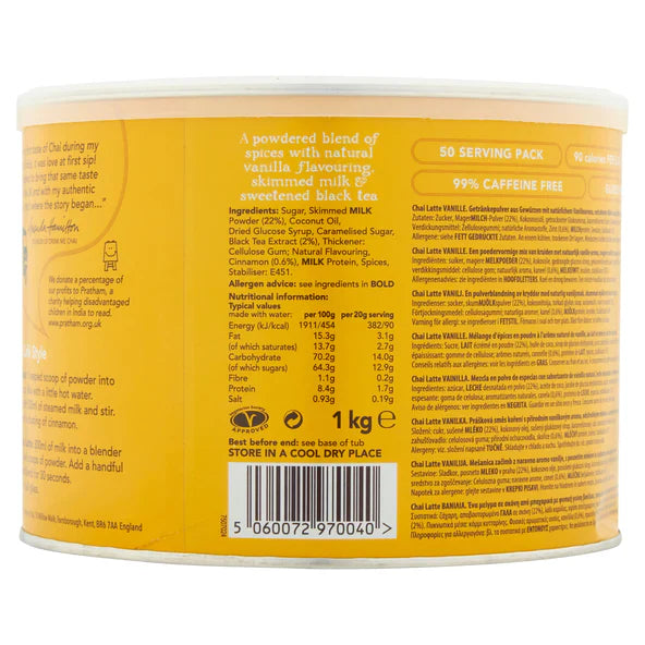 Drink Me Chai - Vanilla Chai Latte (1Kg)