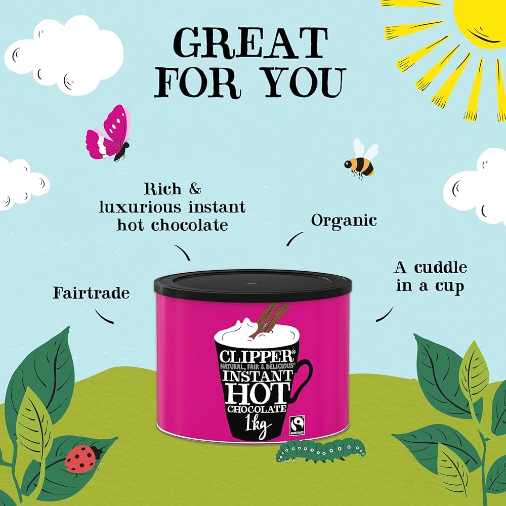 Clipper Fairtrade Velvety Hot Chocolate