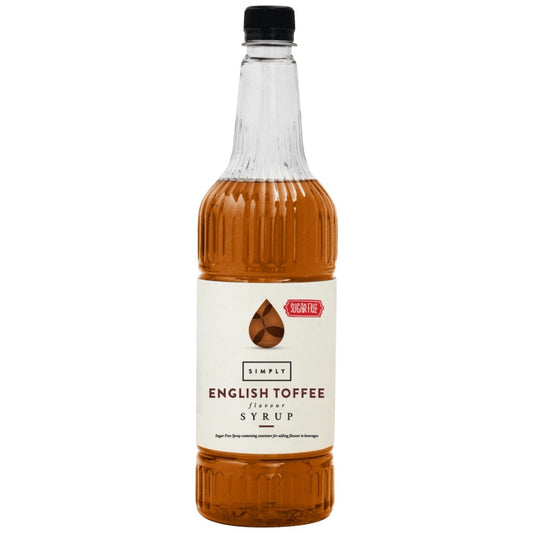 Simply English Toffee Sugar Free Syrup (1 Litre)