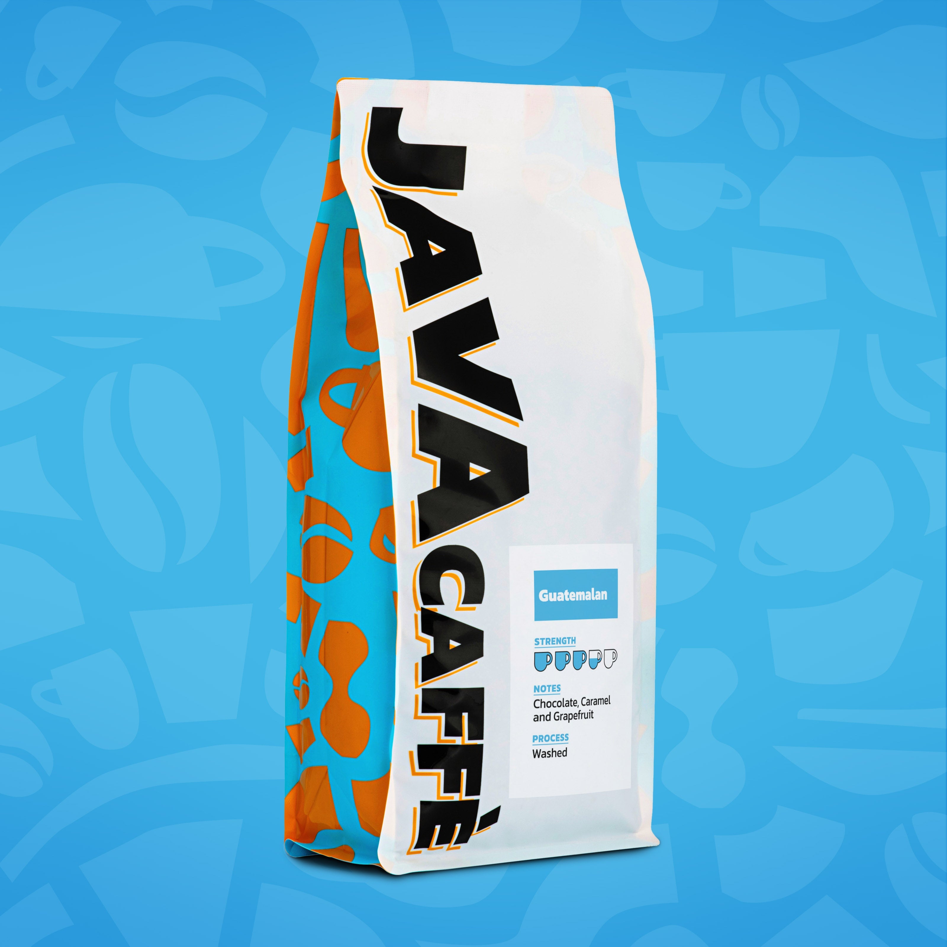 Curated visual reference: Fresh Look at Java Caffe 100 Arabica Guatemalan Coffee Beans