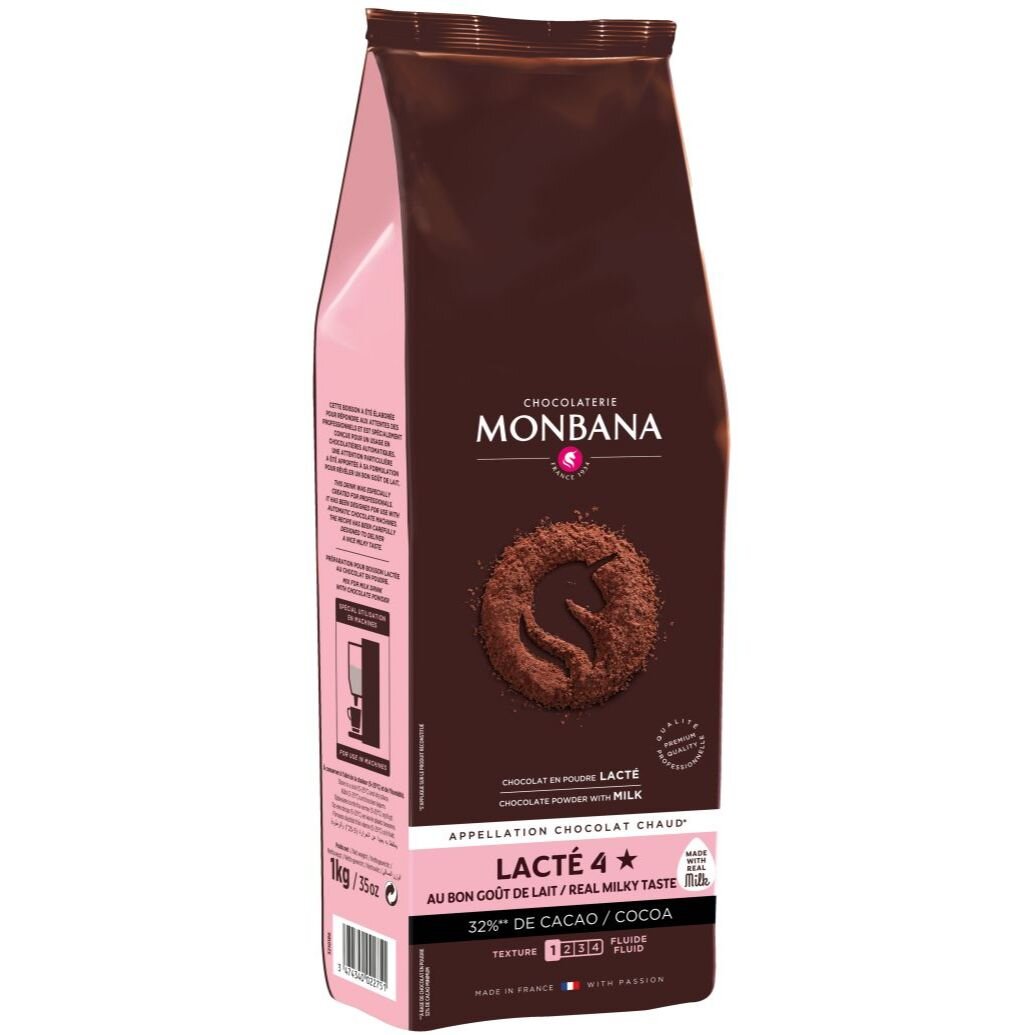 Monbana Lacte 4 Stars Hot Chocolate Powder