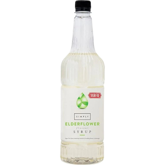 Simply Elderflower Sugar Free Syrup (1 Litre)