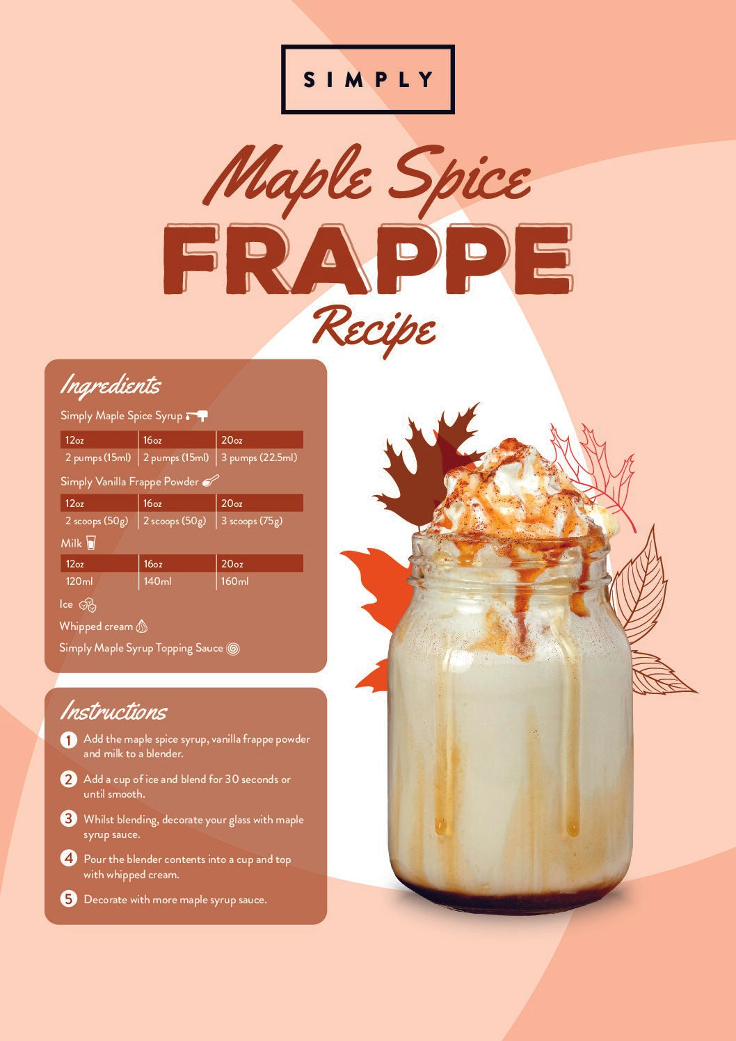 Simply Maple Spice Syrup