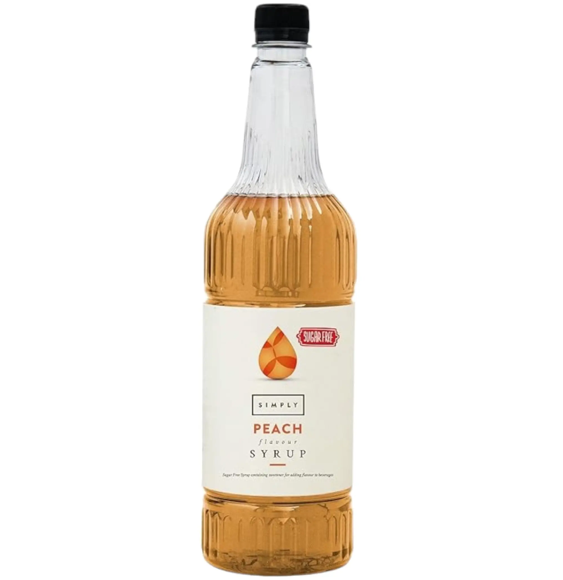 Simply Peach Sugar Free Syrup (1 Litre)