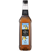 A bottle of sugar free Vanilla syrup from Routin 1883
