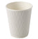 12oz White Ripple Cups