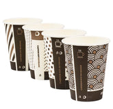 12oz Bamboo Compostable Single Wall Cups