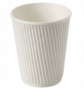 12oz White Ripple Cups (500)