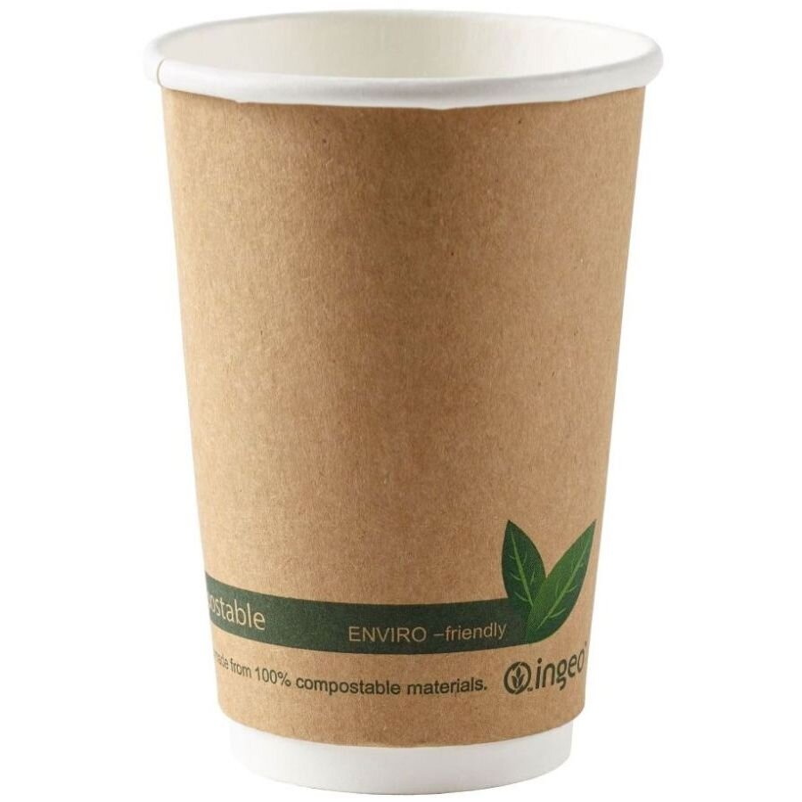 16oz Kraft Compostable Round Food Pails