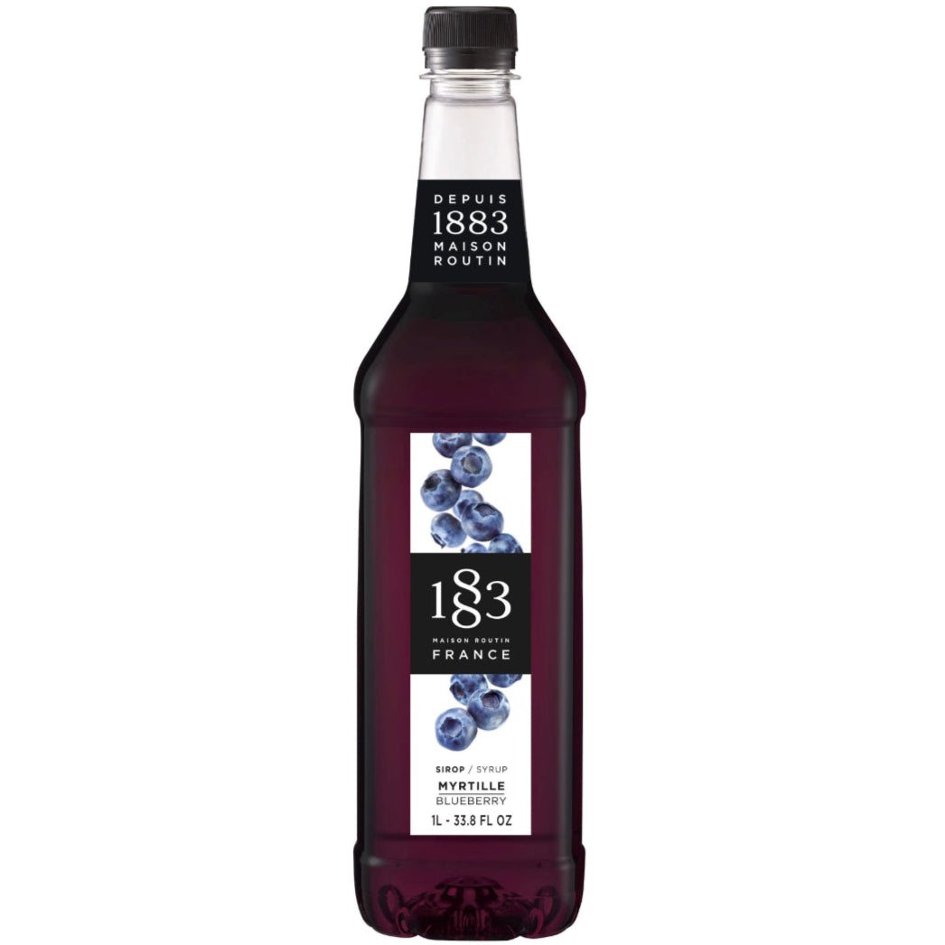 1883 Maison Routin Blueberry Syrup (1 Litre Plastic Bottle)