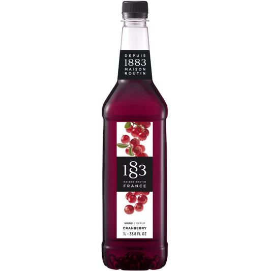 1883 Maison Routin Cranberry Syrup (1 Litre)