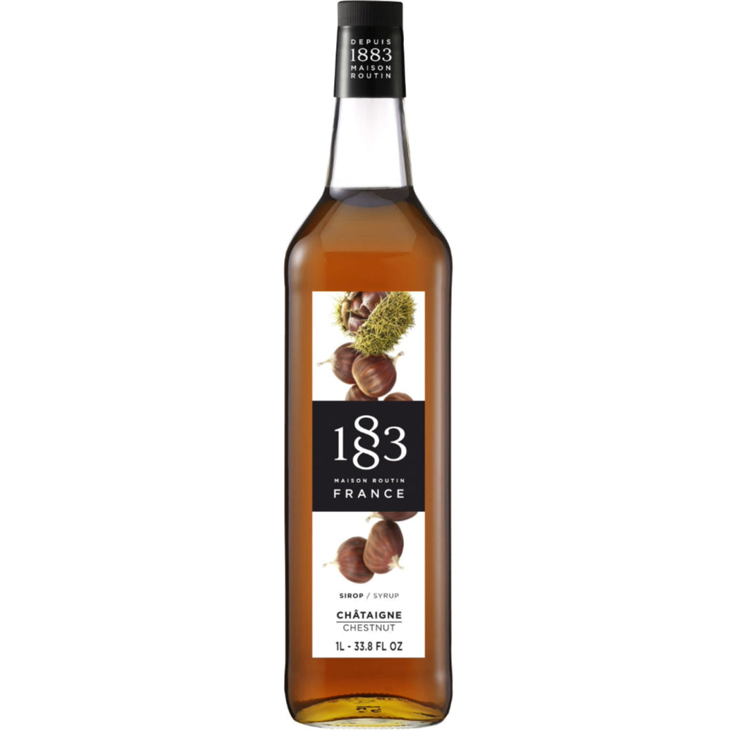 1883 Maison Routin Chestnut Flavouring Syrup (1 Litre)