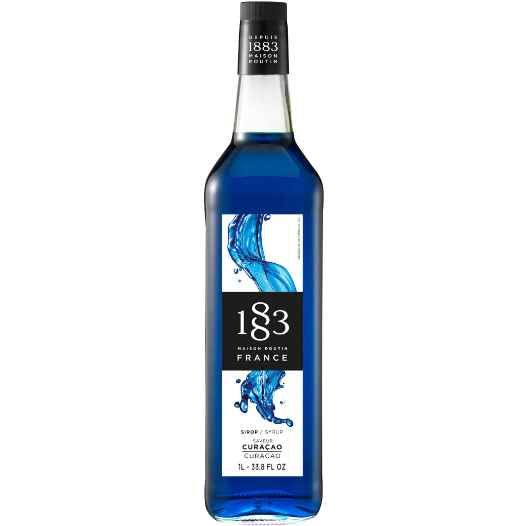 1883 Maison Routin Blue Curacao Flavouring Syrup (1 Litre)