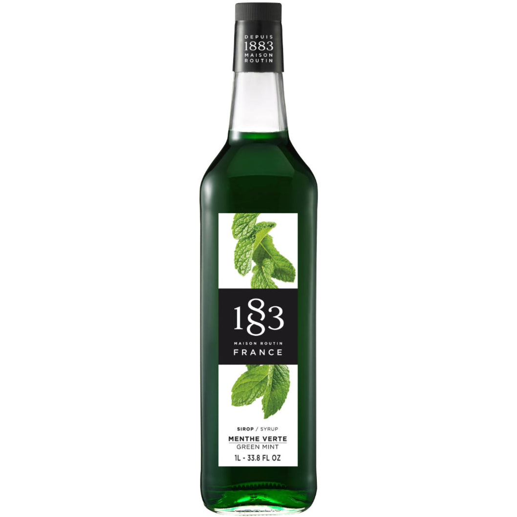 1883 Maison Routin Green Mint Syrup (1 Litre)
