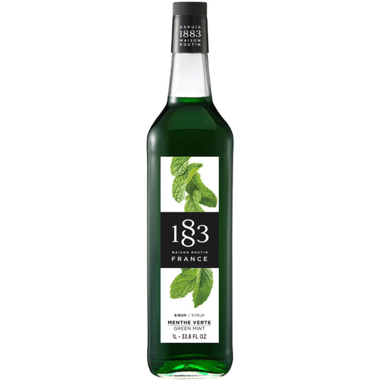 1883 Maison Routin Green Mint Syrup (1 Litre)