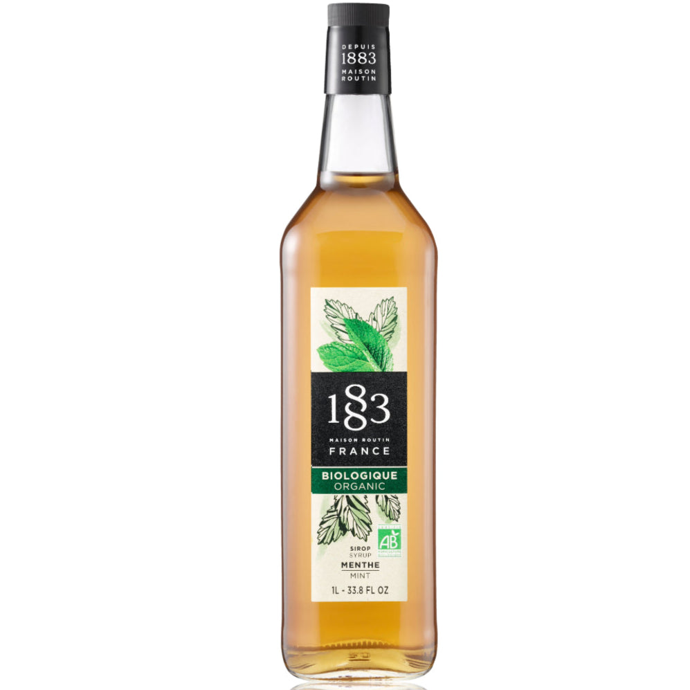 1883 Maison Routin Organic Mint Syrup (1 Litre)