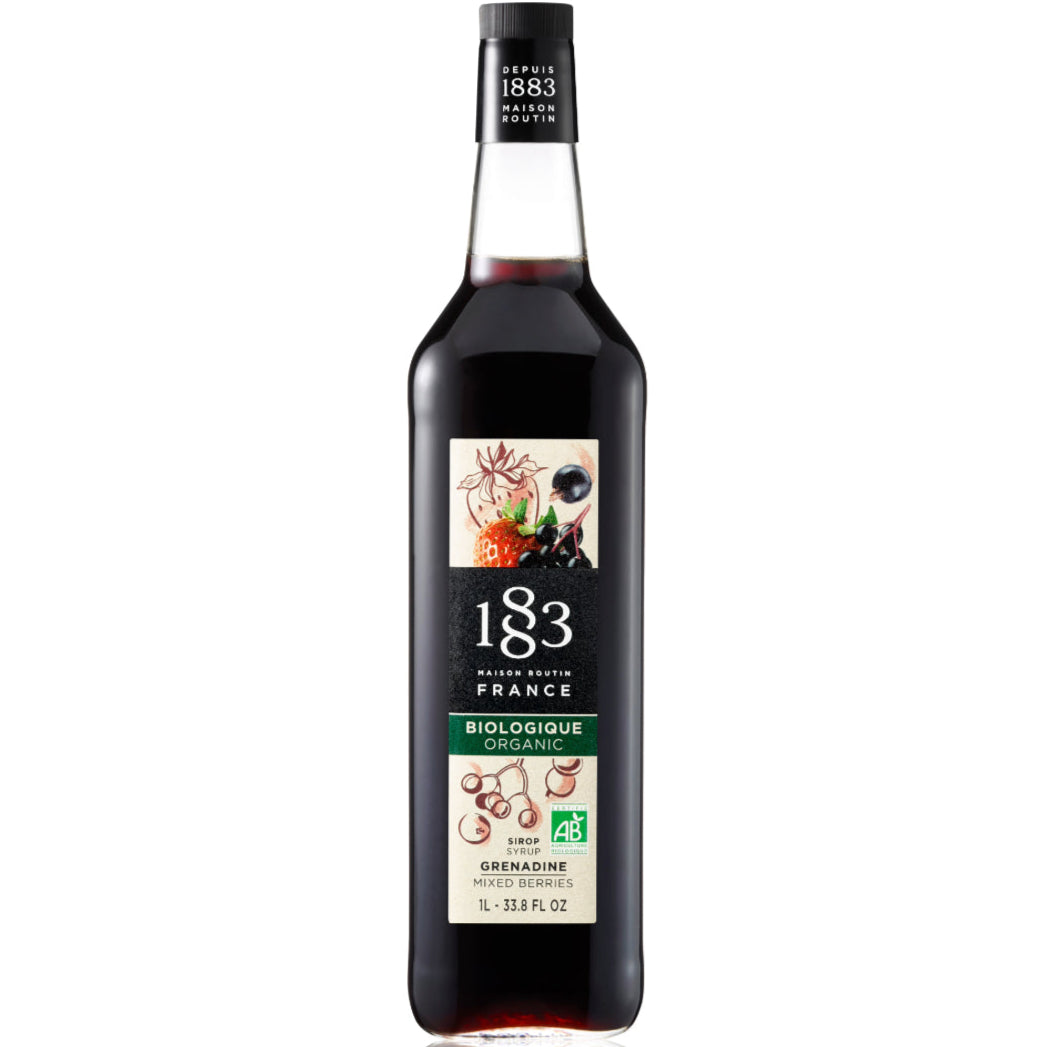 1883 Maison Routin Organic Grenadine Flavouring Syrup (1 Litre)