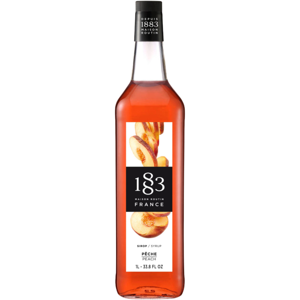 1883 Maison Routin Peach Syrup (1 Litre)