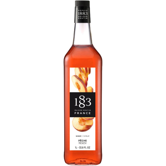 1883 Maison Routin Peach Syrup (1 Litre)