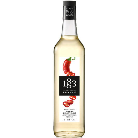 1883 Maison Routin Spicy Cayenne Pepper Syrup (1 Litre)