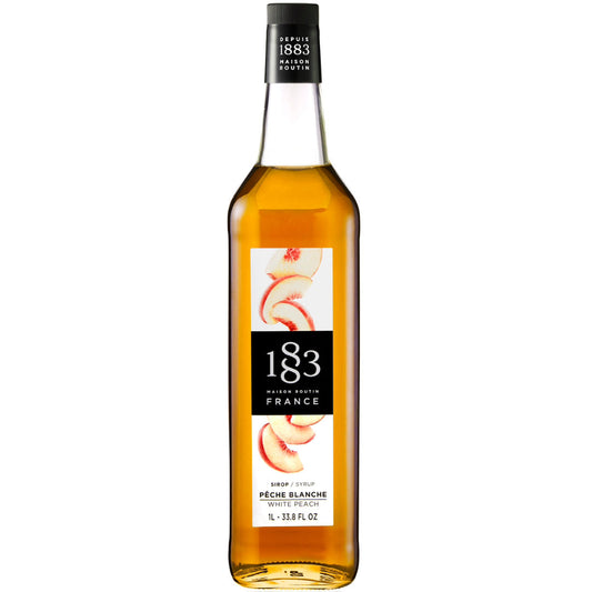 1883 Maison Routin White Peach Syrup (1 Litre)