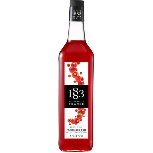 1883 Maison Routin Wild Strawberry Syrup (1 Litre)