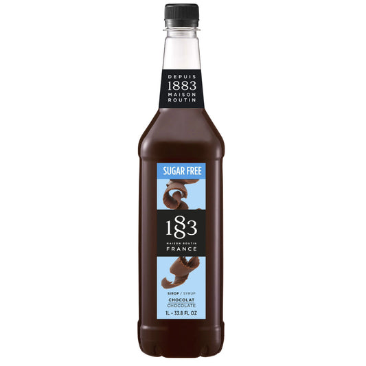 1883 Maison Routin Chocolate Sugar Free Flavouring Syrup (1 Litre)