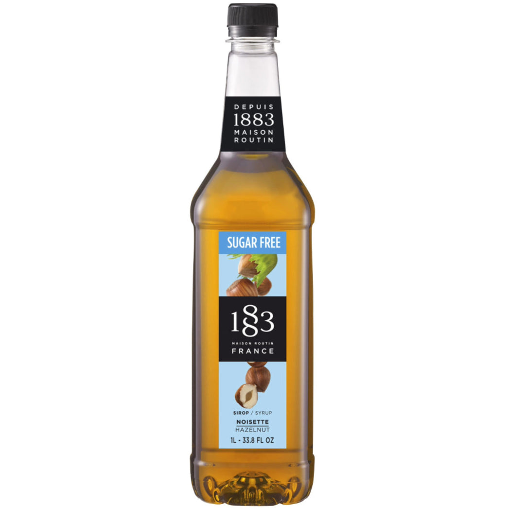 1883 Maison Routin Hazelnut Sugar Free Syrup (1 Litre)
