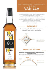 1883 Maison Routin Vanilla Syrup Specification