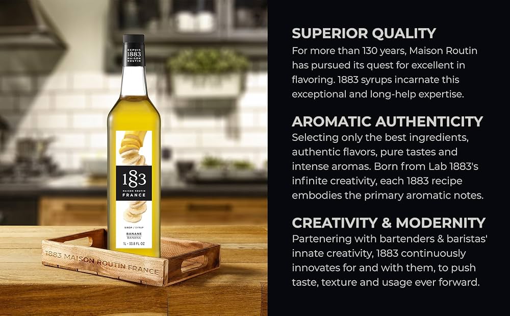 1883 Maison Routin banana Syrup