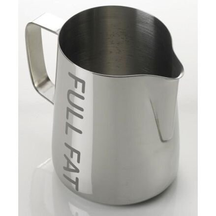 1 Litre Milk Foaming Jug Etched Full Fat