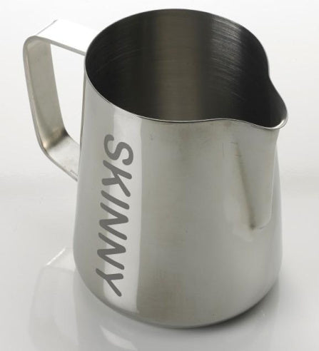 1 Litre Milk Foaming Jug Etched Skinny