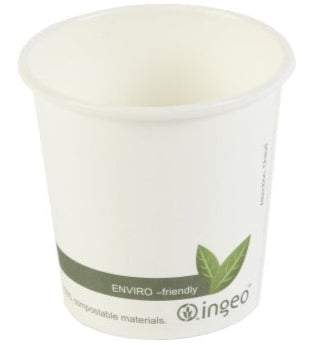 4oz Compostable White PLA Cups