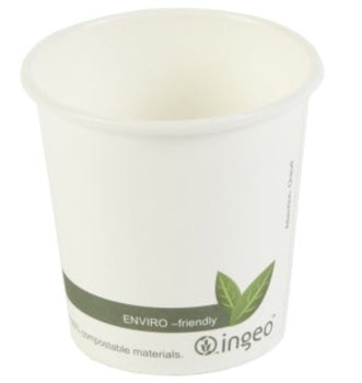 4oz Compostable White PLA Cups
