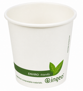 4oz Ingeo Compostable White PLA Cups