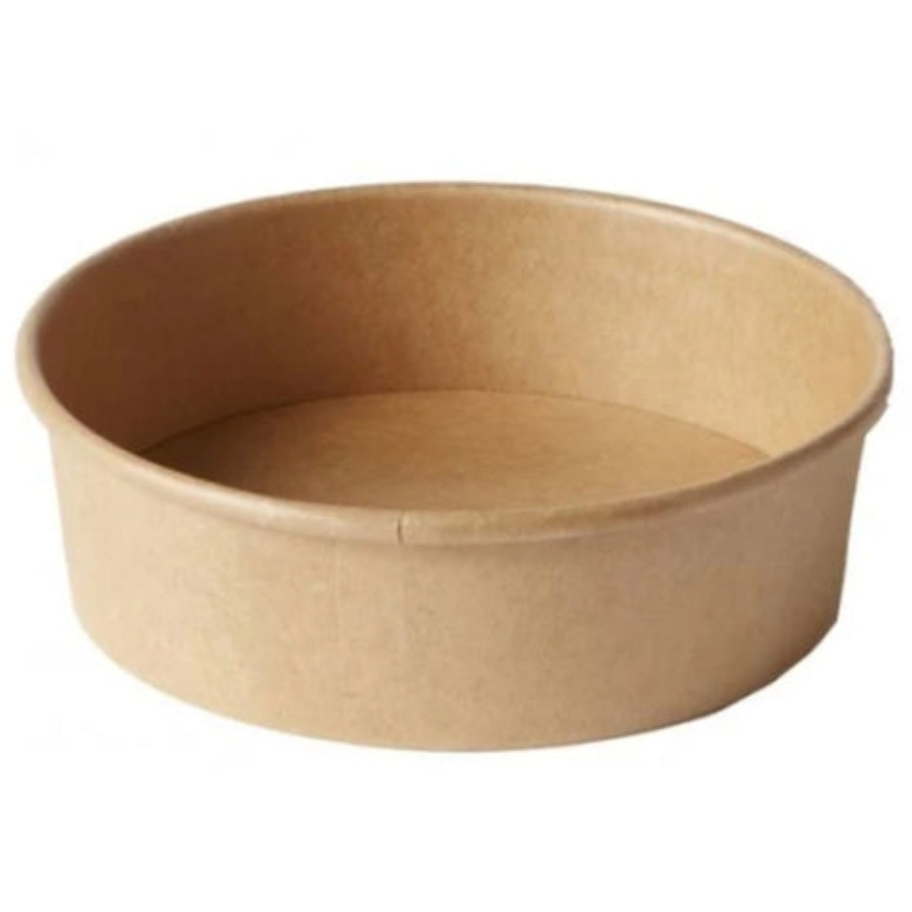 500ml Small Kraft Salad Bowls