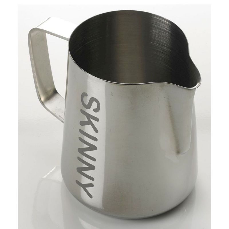 600ml Milk Foaming Jug Etched Skinny