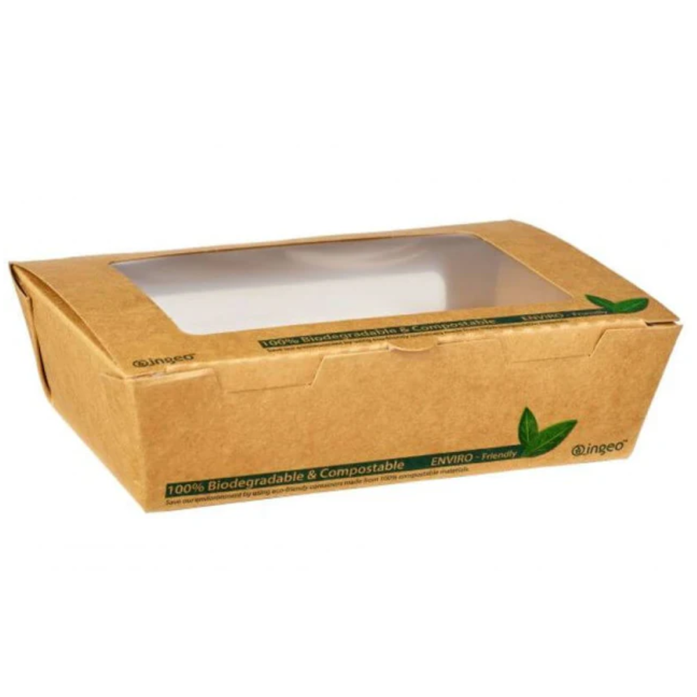 700ml Kraft Window Salad Boxes