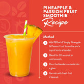 Simply Pineapple & Passionfruit Smoothie 1 Litre