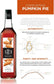 1883 Maison Routin Pumpkin Pie Syrup - 1 Litre (Plastic Bottle)