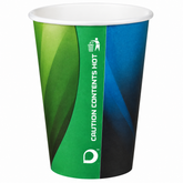 7oz Prism Green Tall Paper Cups