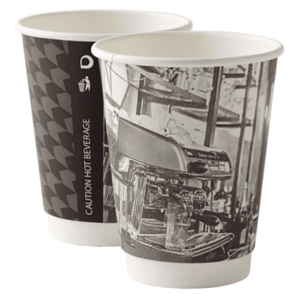8oz Double Wall Barista Mixed Takeaway Cups