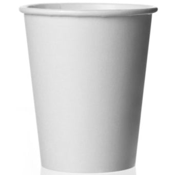 8oz White Takeaway Paper Cups x 100 | Bulk Coffee – Bulk Coffee Company