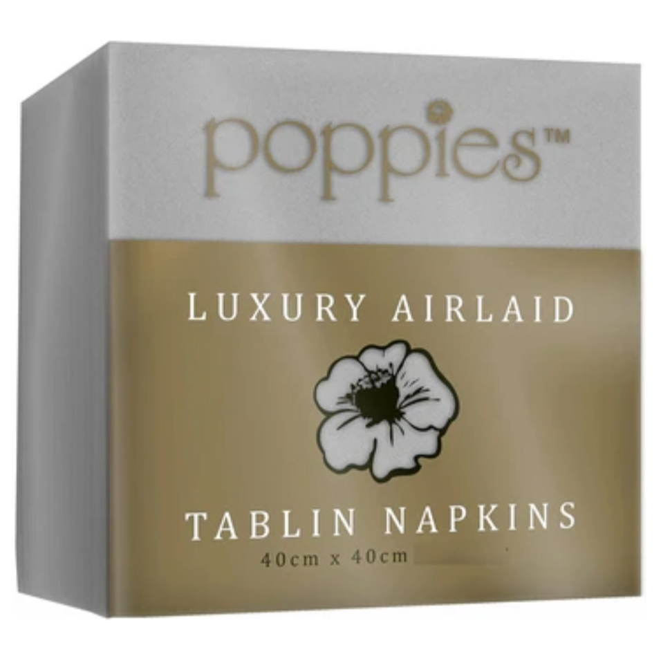 Airlaid Napkin - White 40x40cm 8 Fold 