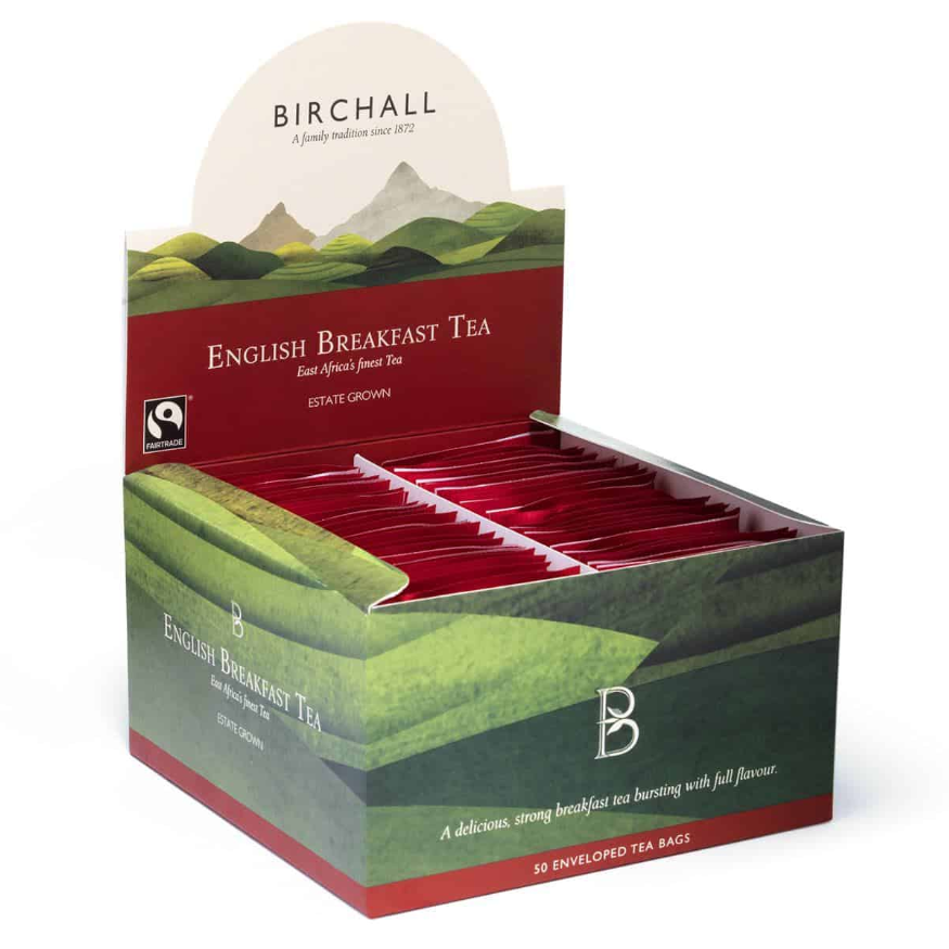 Birchall English Breakfast Tag & Envelope Tea Bags (50)