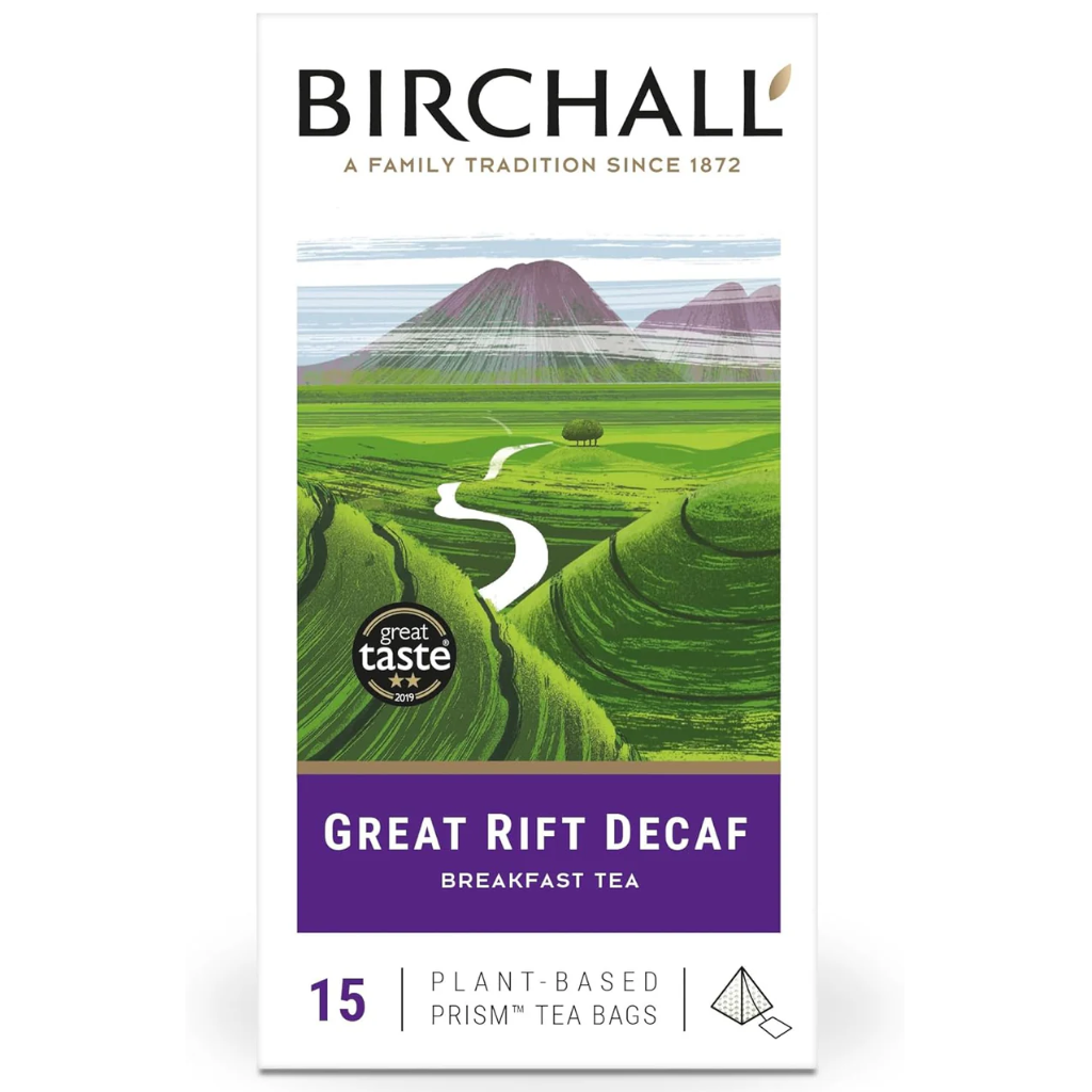 Birchall Great Rift Decaf Rainforest Prism Tea Bags (15)