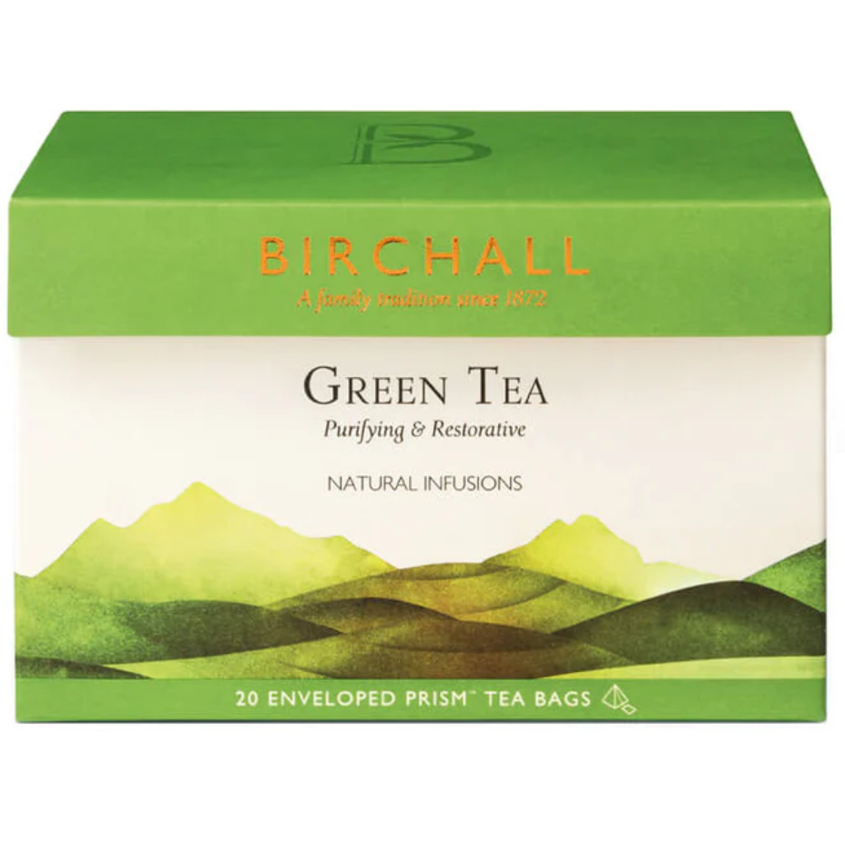 Birchall Green Tea String Tag & Teabags | Box Of 20 – Bulk Coffee