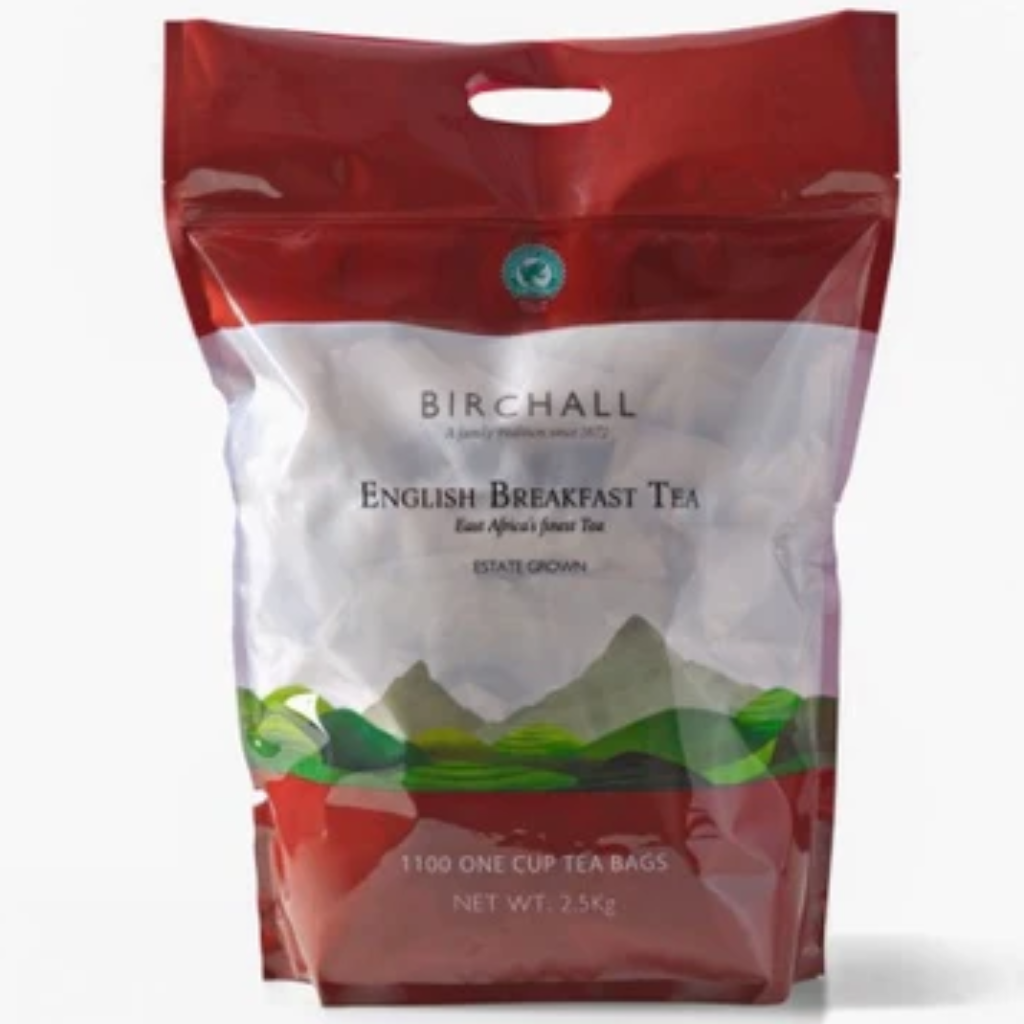 Birchall Rainforest English Breakfast 1 Cup Tea Bags (1100)